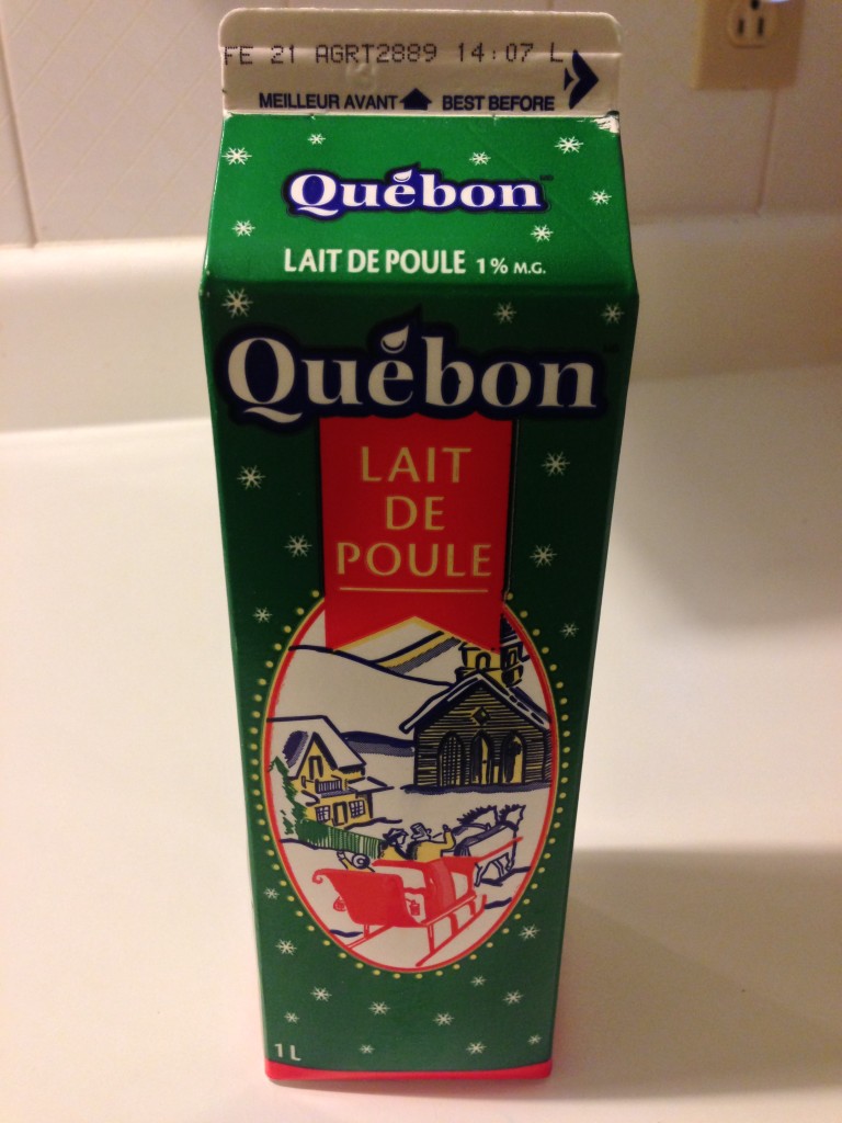 Quebec Eggnog - Lait de poule